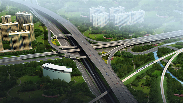 杭州望梅路互通鋼箱梁